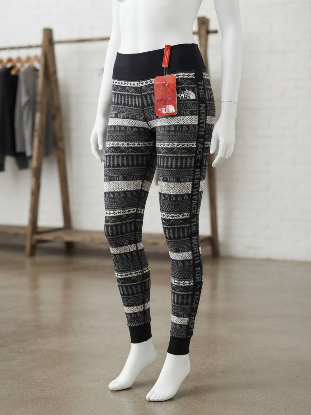 NET The North Face Women’s Fair Isle Patterned Thermal Leggings Size M